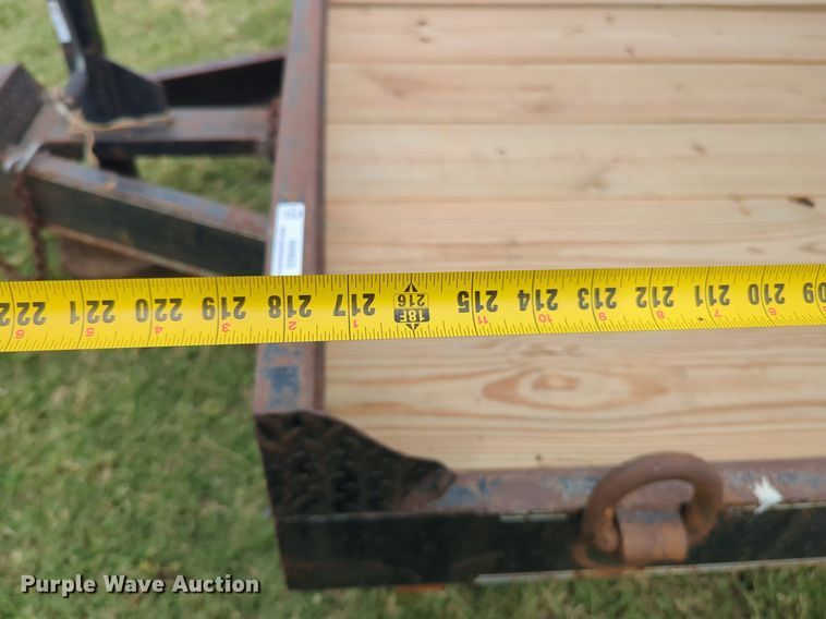 image for item NW9553 1999 Parker utility trailer