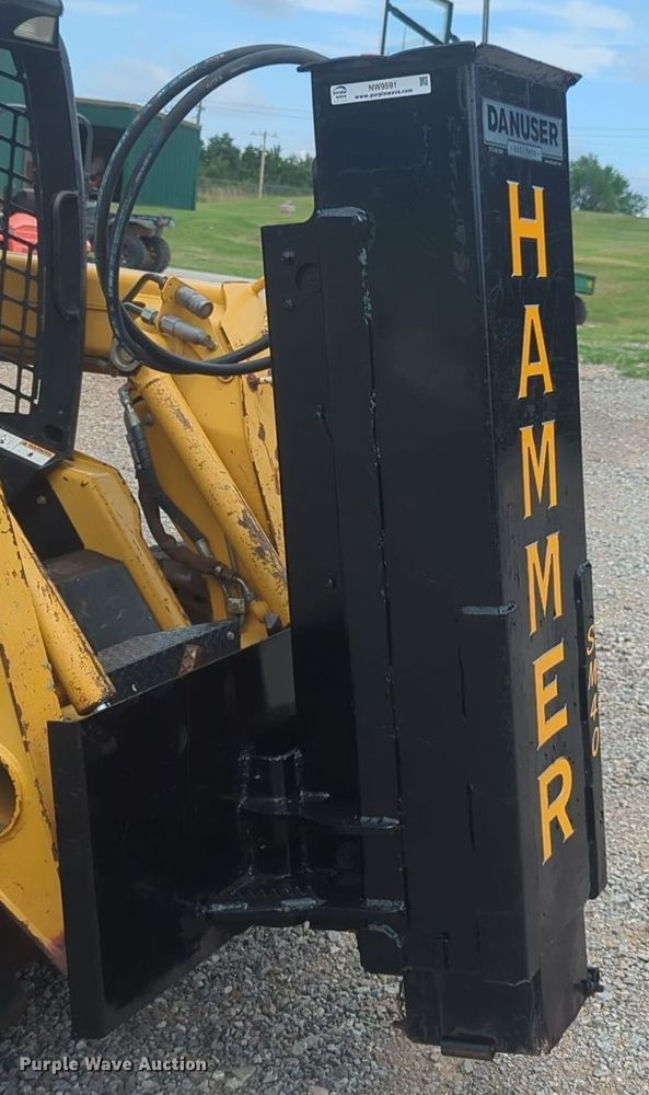 image for item NW9591 Danuser SM40 skid steer post driver