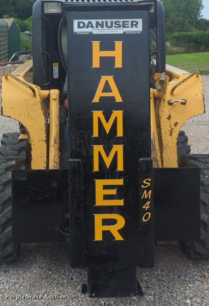 image for item NW9591 Danuser SM40 skid steer post driver