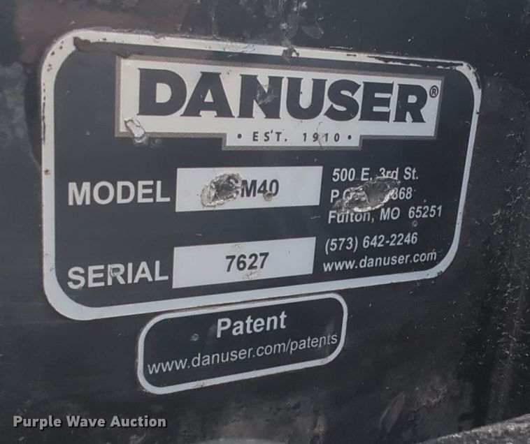 image for item NW9591 Danuser SM40 skid steer post driver