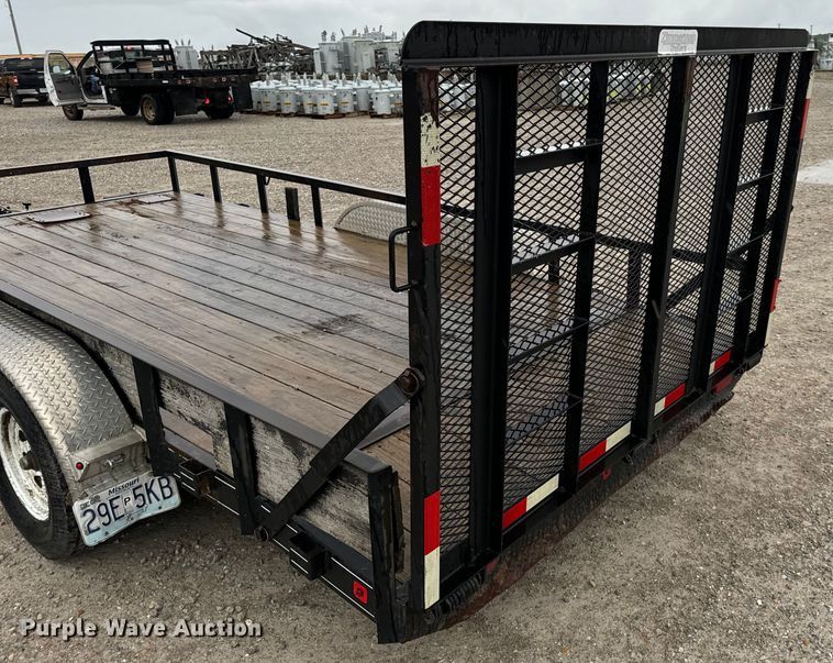 image for item OF9763 2014 Zimmerman utility trailer