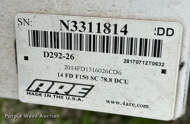 image for item OF9766 ARE pickup truck topper