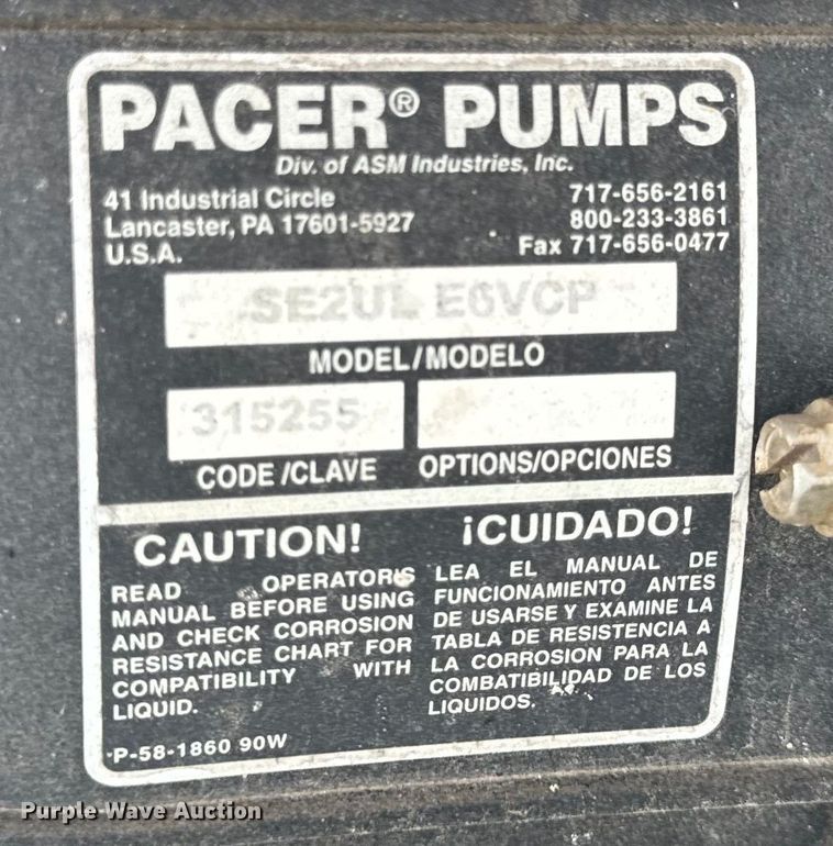 image for item OF9807 Turbo Turf brine mixing tank