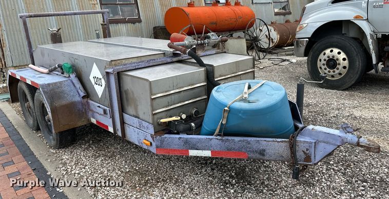 image for item OL9665 Shop built fuel trailer