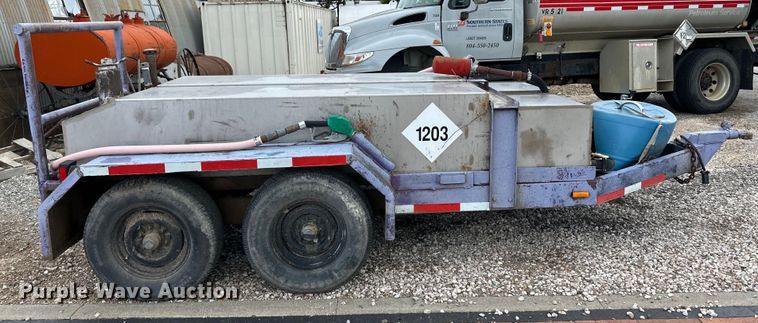 image for item OL9665 Shop built fuel trailer