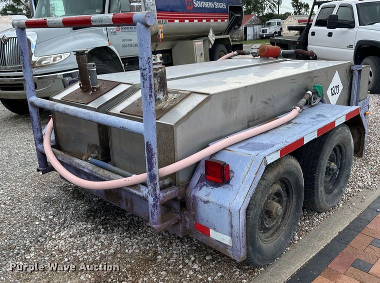 image for item OL9665 Shop built fuel trailer