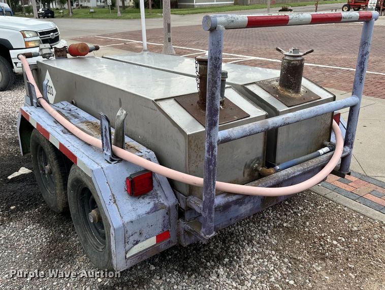 image for item OL9665 Shop built fuel trailer