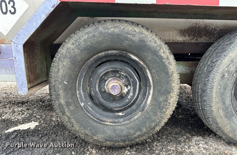 image for item OL9665 Shop built fuel trailer