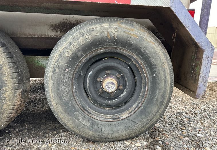 image for item OL9665 Shop built fuel trailer