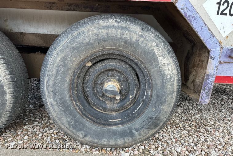 image for item OL9665 Shop built fuel trailer