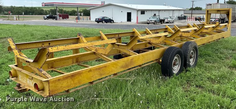 image for item OL9668 Hay bale trailer