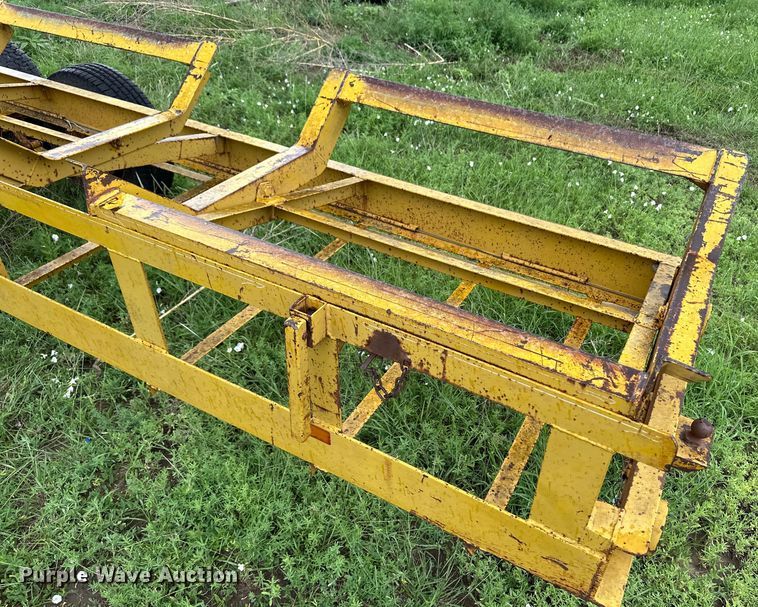 image for item OL9668 Hay bale trailer