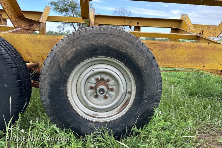 image for item OL9668 Hay bale trailer