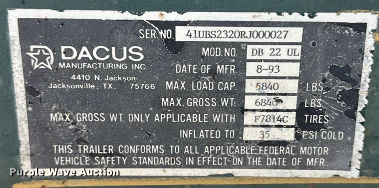 image for item OL9684 1993 Galaxie boat