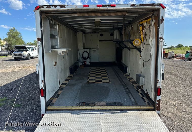 image for item OL9704 1994 Featherlite enclosed cargo trailer