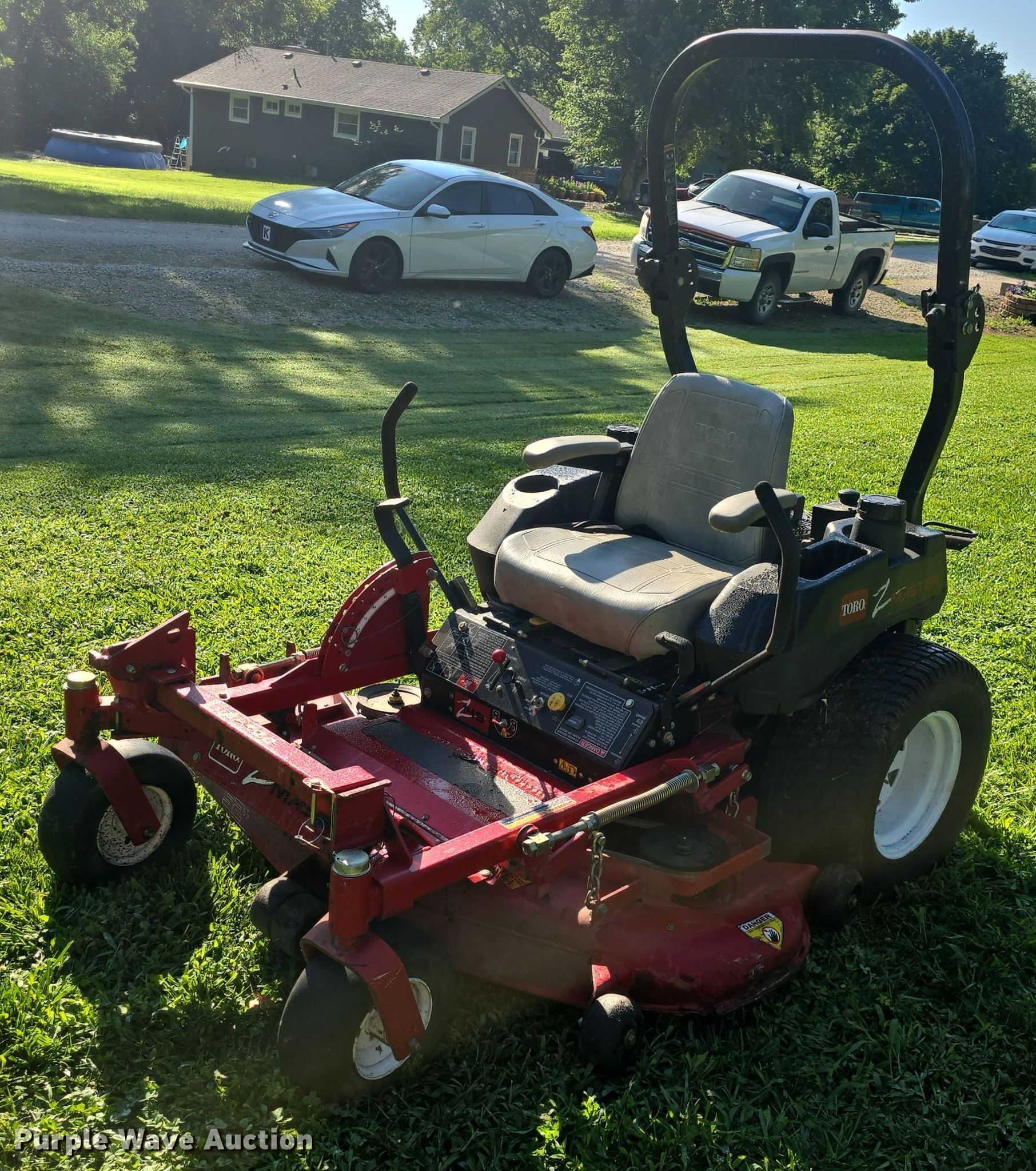 Toro Z149 ZTR lawn mower in Wamego, KS Item EK6186 for sale Purple Wave