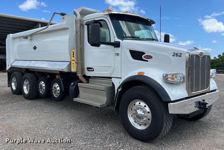 image for item DO2443 2023 Peterbilt 567 dump truck
