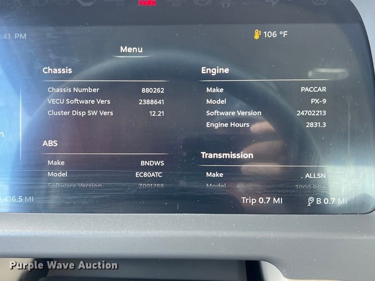 image for item DO2443 2023 Peterbilt 567 dump truck