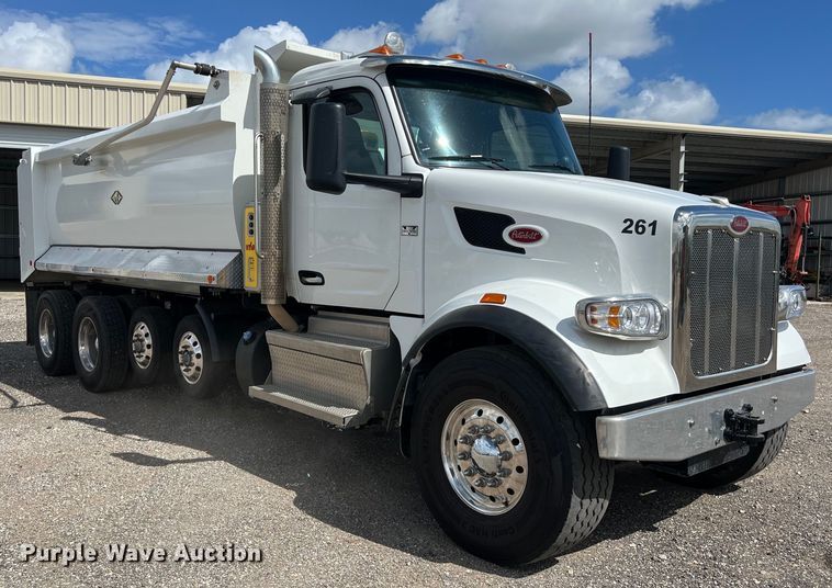 image for item DO2444 2023 Peterbilt  567 dump truck