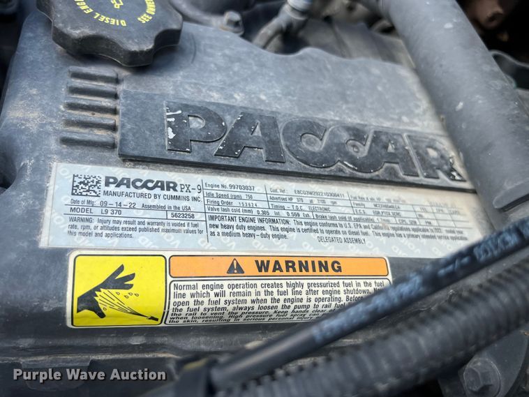 image for item DO2444 2023 Peterbilt  567 dump truck