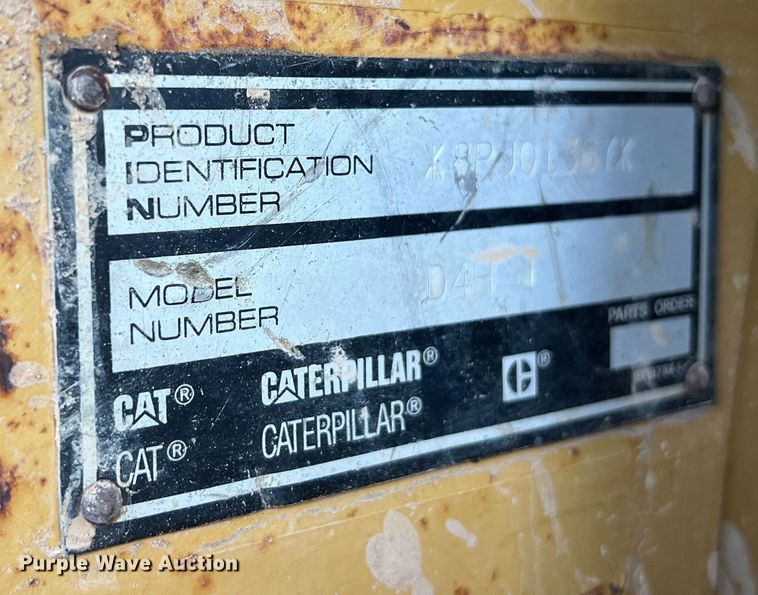 image for item DO2469 1996 Caterpillar D4H XL dozer
