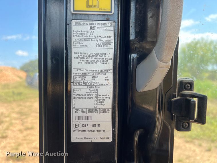 image for item DO2482 2014 Caterpillar 320E LRR excavator