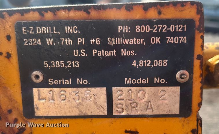 image for item DO6577 E-Z Drill 210-2 SRA concrete core drill