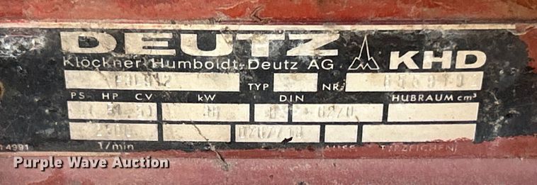 image for item DO6579 Atlas Copco XAS80 air compressor