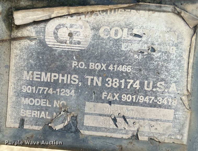 image for item DO6581 Coleman Engineering MH40000L air compressor