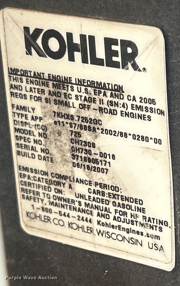 image for item DO6582 2008 Vermeer ST500HP fluid mixing system