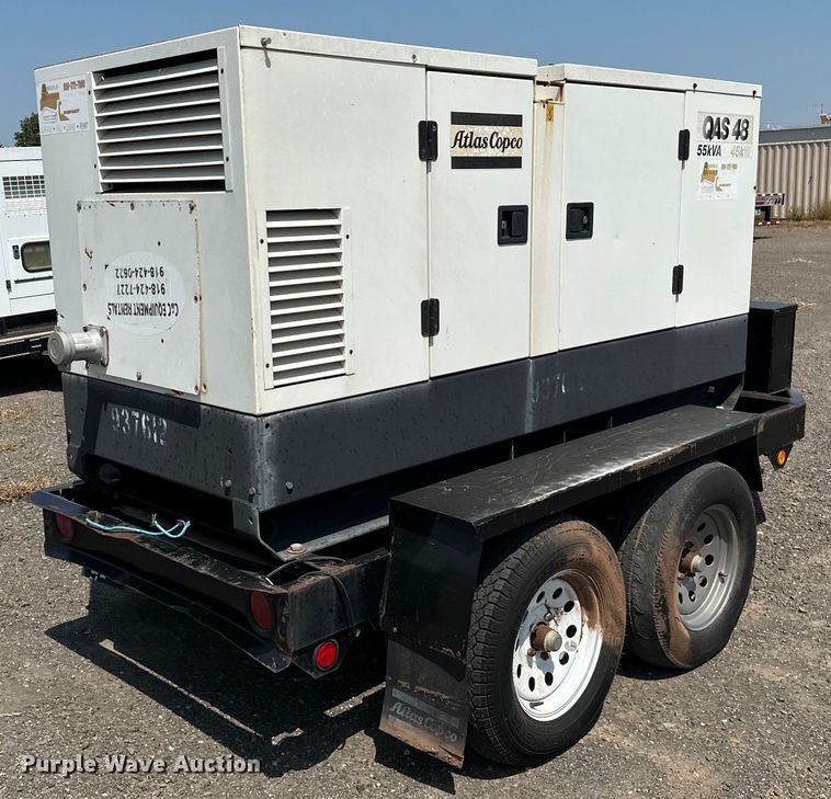 image for item DO6994 1999 Atlas Copco  QAS48 generator
