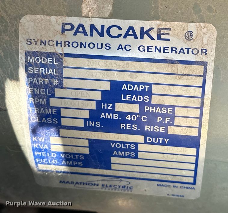 image for item DO6999 2018 Allmand  Night-Light V-Series NLV  light plant