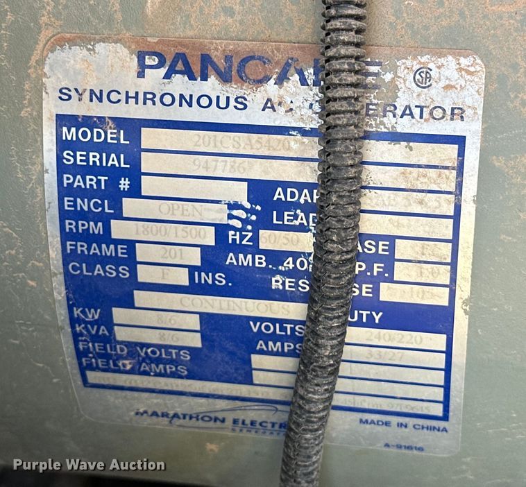 image for item DO7013 2018 Allmand  Night-Light V-Series NLV light plant