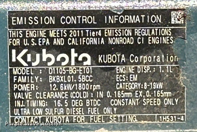 image for item DO7014 2011 Terex RL4000  light plant