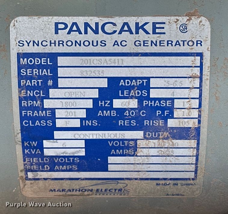 image for item DO7018 2012 Terex RL4 light plant