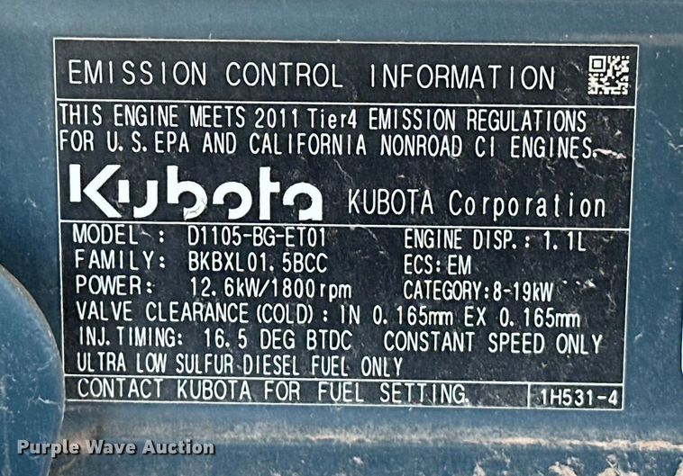 image for item DO7018 2012 Terex RL4 light plant