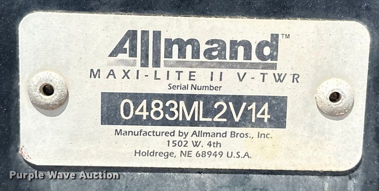 image for item DO7068 Allmand  Maxi-Lite II light plant
