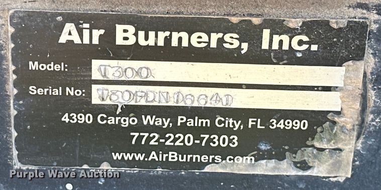 image for item DO7093 Air Burner  T300 air curtain trench burner