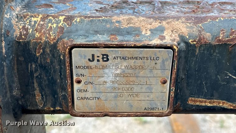 image for item DO7104 2012 Komatsu  WA320PZ-6 wheel loader