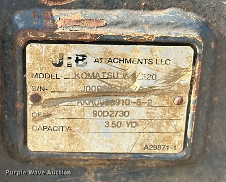 image for item DO7104 2012 Komatsu  WA320PZ-6 wheel loader