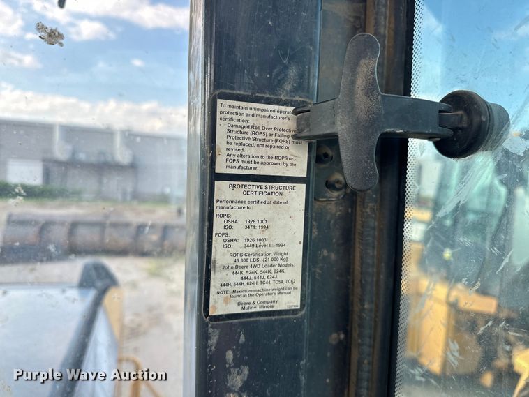 image for item DO7106 2009 John Deere  524K wheel loader
