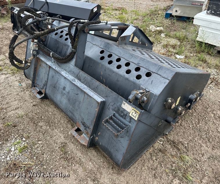 image for item DO7126 Caterpillar  LR18B skid steer landscape rake