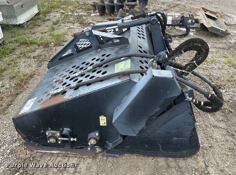 image for item DO7126 Caterpillar  LR18B skid steer landscape rake