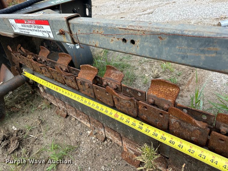 image for item DO7131 2017 Bobcat LT313 skid steer trencher