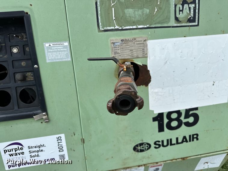 image for item DO7135 Sullair  185 air compressor