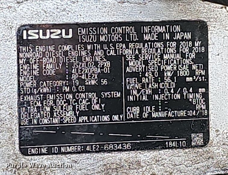 image for item DP1038 Generac Mobile Products MMG45IF4 generator