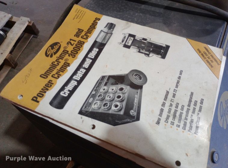 image for item DP1206 Gates Omni Crimp 21 hydraulic hose crimping machine