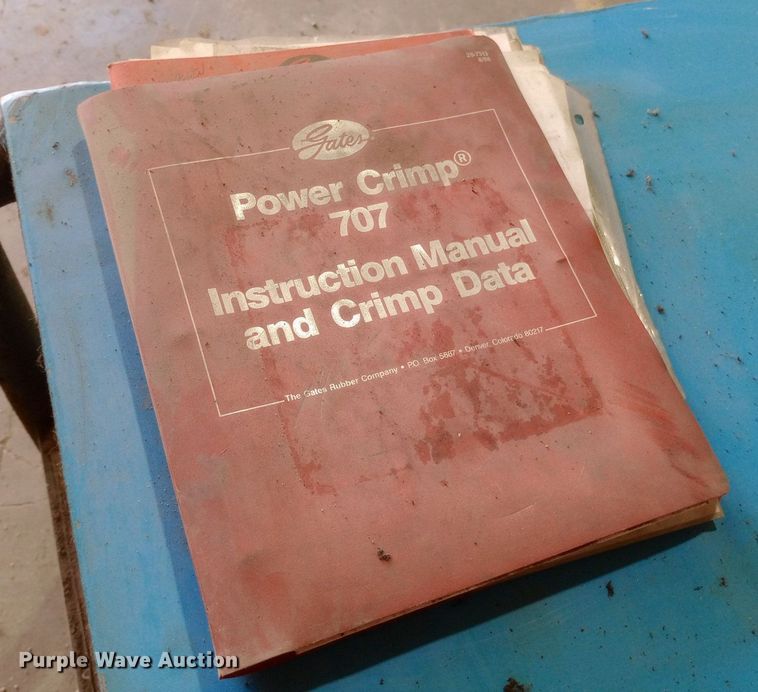 image for item DP1208 Gates PC 707 hose crimper