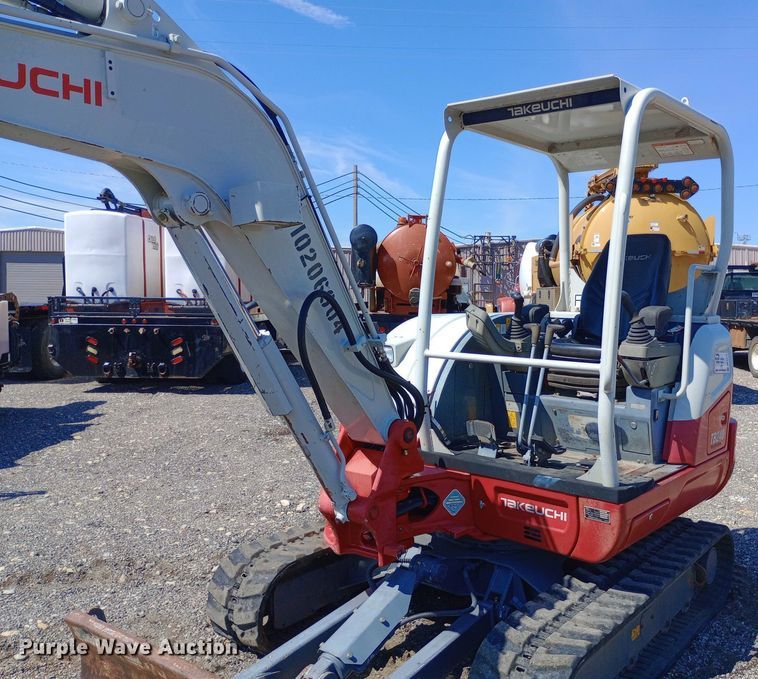 image for item DP1214 2017 Takeuchi TB240 mini excavator