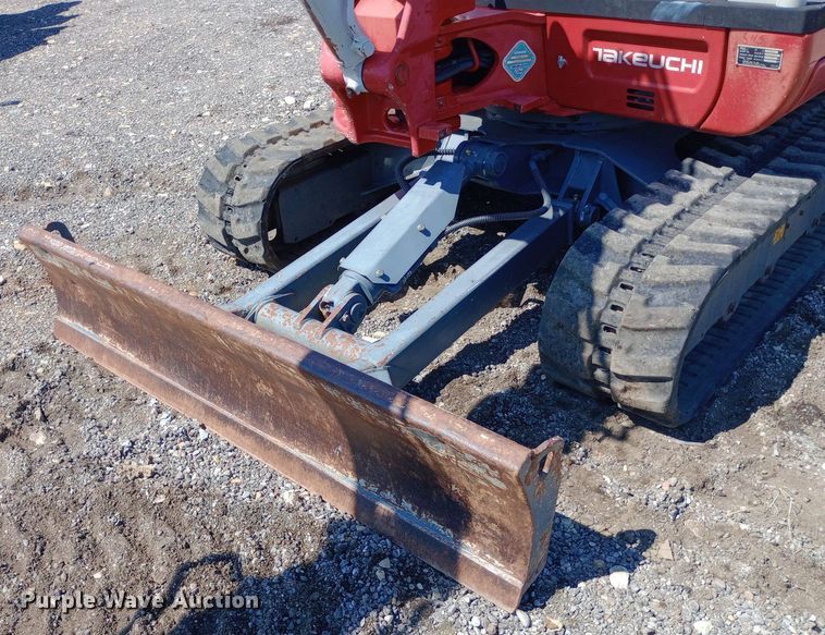image for item DP1214 2017 Takeuchi TB240 mini excavator